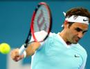 PHOTOS: Champion Federer sets up Raonic final in Brisbane