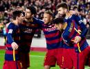 King's Cup: Holders Barcelona in semis, Atletico Madrid crash out