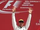 Lewis Hamilton wins British Grand Prix from pole