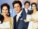 Fan and friend, SRK compliments Sania's determination at book launch