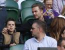 PHOTOS: Beckham, Bradley Cooper on Wimbledon's celebrity court