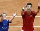 Djokovic, Serena face overtime in Paris