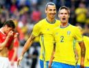 Euro warm-ups: Zlatan stars in Sweden's win; Czech stunned