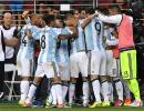 Argentina, sans Messi, open Copa America account vs. Chile