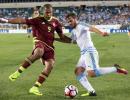 Copa America: Venezuela win puts Suarez-less Uruguay on the brink of exit