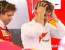 Here's an exotic excuse from Ferrari's Sebastian Vettel