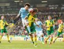 EPL PHOTOS: Man City suffer blow to title hopes with Norwich stalemate