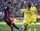 La Liga: Barcelona squander two goal lead at Villarreal