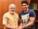 Vijender Singh discusses state of Indian boxing with PM