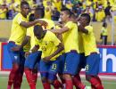 World Cup qualifiers: Late goals rescue Ecuador; Colombia