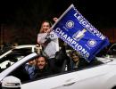 EPL PHOTOS: Euphoric Leicester fans throng streets in celebration