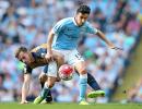 EPL PHOTOS: City CL hopes hit by home draw with Arsenal; Reds win