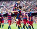 La Liga PIX: Barca thrash Espanyol, one win away from title