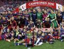 King's Cup PIX: Barca complete double with win over Sevilla