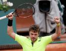 FRENCH OPEN PHOTOS: Wawrinka survives Rosol scare