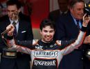 Perez gives Force India 4th podium finish