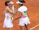 Mirza-Hingis lose chance to complete 'Santina Slam'