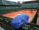 Rain washes out day's play at French Open, first time in 16 years