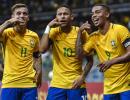 PHOTOS: Brazil thrash hapless Argentina 3-0