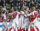 Euro soccer: Monaco down Marseille to go top; Bayern end winless streak