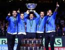 Ice-cool Del Potro paves the way for Argentina's Davis Cup win