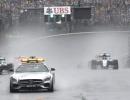 F1: Boos as Brazilian GP is halted twice