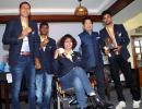 PHOTOS: Tendulkar felicitates Indian Paralympics medal winners