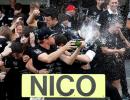 Rosberg keeping the champagne on ice despite closing in on title