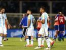 Messi-less Argentina beaten at home by Paraguay