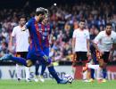 La Liga: Last-gasp Messi penalty seals dramatic Barcelona win