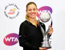 WTA Tour Finals: Superb Kerber overwhelms Halep