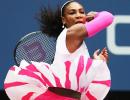 US Open: Serena storms into quarters in record-smashing style