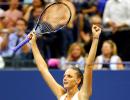 Czech Pliskova pulls off rare Williams double at US Open