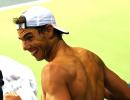 Nadal's intense training session ahead of India tie