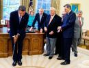 Obama, Woods remember Palmer as 'pioneer' in golf