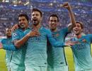 Champions League: Barca rally to down Gladbach; Atletico beat Bayern