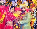 Olympic medallist Sakshi ties the knot with fellow wrestler Satyawart