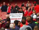 The Professor thanks fans even as days at Arsenal looked numbered