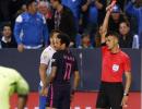 Barca's Neymar to miss Clasico after receiving three-match ban