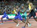 Farewell race: Gatlin stuns Bolt to win 100m world title