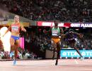 PHOTOS, World C'ships: Bowie snatches 100m gold; Walsh takes shot gold