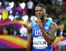 Gatlin's father flays London crowd for booing son