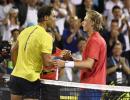 Tennis round-up: Nadal stunned by teen, Federer staggers past Ferrer