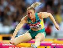 PHOTOS World Athletics: Pearson roars to world 100m hurdles gold