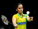 Did late night match affected Saina's performance?