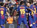 Barcelona drop points despite Messi ending goal drought