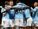 EPL PHOTOS: City down United in derby; Arsenal and Liverpool held