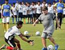 Maradona mesmerises children but Dada disappointed