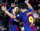 PHOTOS: Barca extend La Liga lead; Hertha stun Leipzig