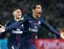 PIX: Birthday boys Di Maria, Cavani help PSG thrash Barca; Benfica win